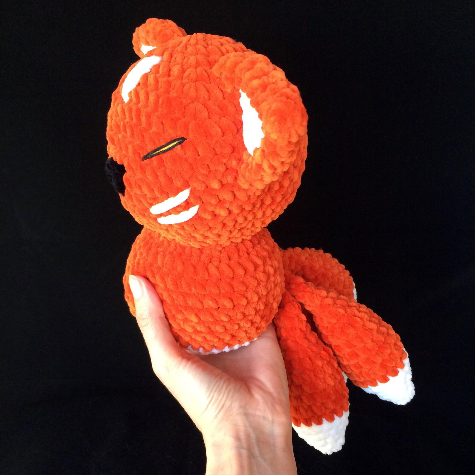 Fox Kitsune plush toy 7 tail Kitsune Japanese culture fox Etsy