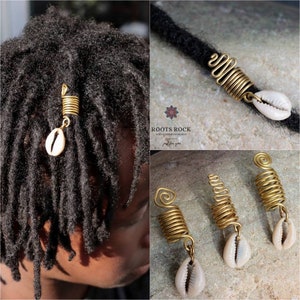 Rasta Brass Loc Jewellery, Loc Jewellery, Dreadlock Hair Accessories, Beads for Braids, Hair Jewellery, Rasta Jewellery, Brass Jewellery