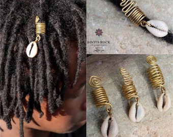 Rasta Brass Loc Jewellery, Loc Jewellery, Dreadlock Hair Accessories, Beads for Braids, Hair Jewellery, Rasta Jewellery, Brass Jewellery