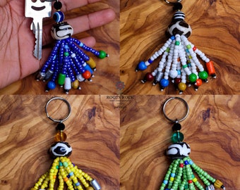 Masai Keyring/Africa keyring/Beaded keyring/Africa Keychain/Assorted Keyring/Keyring Gift/Keyring