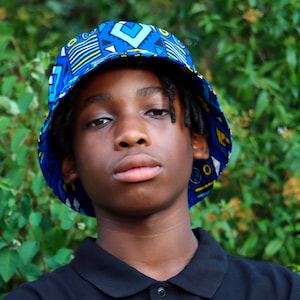African Bucket Hats/ African Print Fischerman Hat/ Children and Adult sizes/ Unisex Bucket Hat/ African Hats