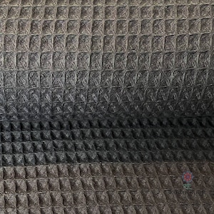 Waffle Piqué Cotton Fabric by the yard/ Waffle Fabric/ Uni Waffle Fabric by the metre/Cotton Fabric/ Waffelstoff/ Meterware/ GreyFabric