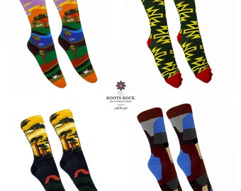 Africa Themed Socks