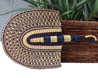 Ghana Woven Fan/ Bolga Fan/ Woven Hand Fan/ African Straw Fan/ Wall Decor /Handmade Fan/Wedding Fan/Bolga Fans Ghana/Straw Woven Fan