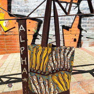 Tote Bag/ Ankara Tote Bag/ Reusable fabric bag/ African Print Bag/ Ankara Bag/ Canvas Shopper/ Shopping Bag/ Handmade Bag