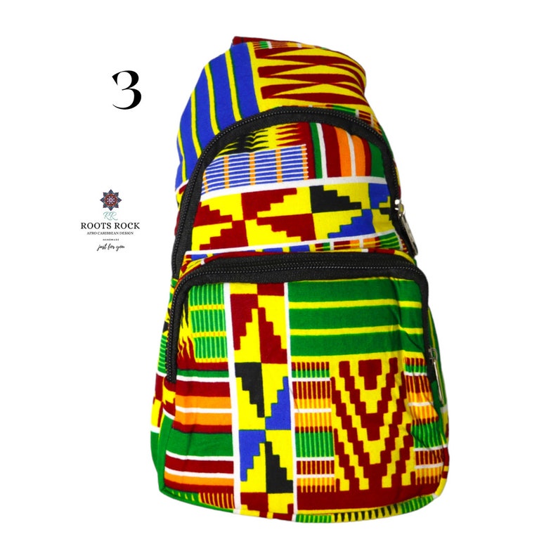 Sling Bag/ Crossbody Bag/ Travelling Bag/ African Bag/ Chest Bag/ Holiday Gift For Men Women/ Shoulder Backpack/ Sling Bag 3