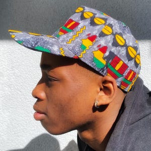 Afrikanische Mütze/ afrikanische Print Mütze/ Unisex Mütze/ Statement Mütze/ Ankara Mütze