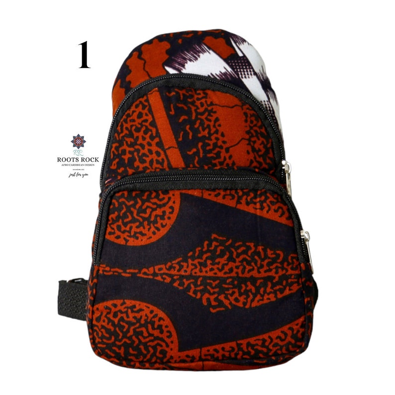 Sling Bag/ Crossbody Bag/ Travelling Bag/ African Bag/ Chest Bag/ Holiday Gift For Men Women/ Shoulder Backpack/ Sling Bag 1