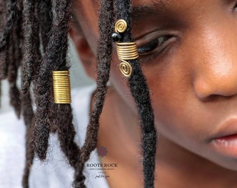 Rasta Brass Loc-sieraden: accessoires voor dreadlocks