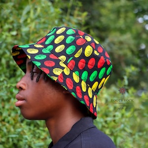 African Bucket Hats/ African Print Fischerman Hat/ Children and Adult sizes/ Unisex Bucket Hat/ African Hats