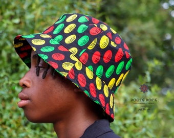 African Bucket Hats/ African Print Fischerman Hat/ Children and Adult sizes/ Unisex Bucket Hat/ African Hats