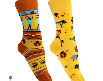 Africa Themed Socks