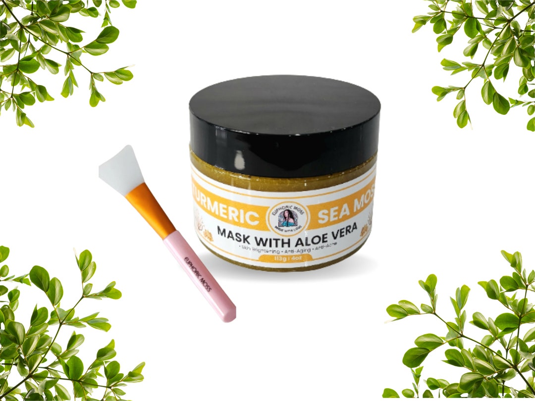 Turmeric Face Mask ,sea Moss and Turmeric, Sea Moss Mask, Wild Crafted