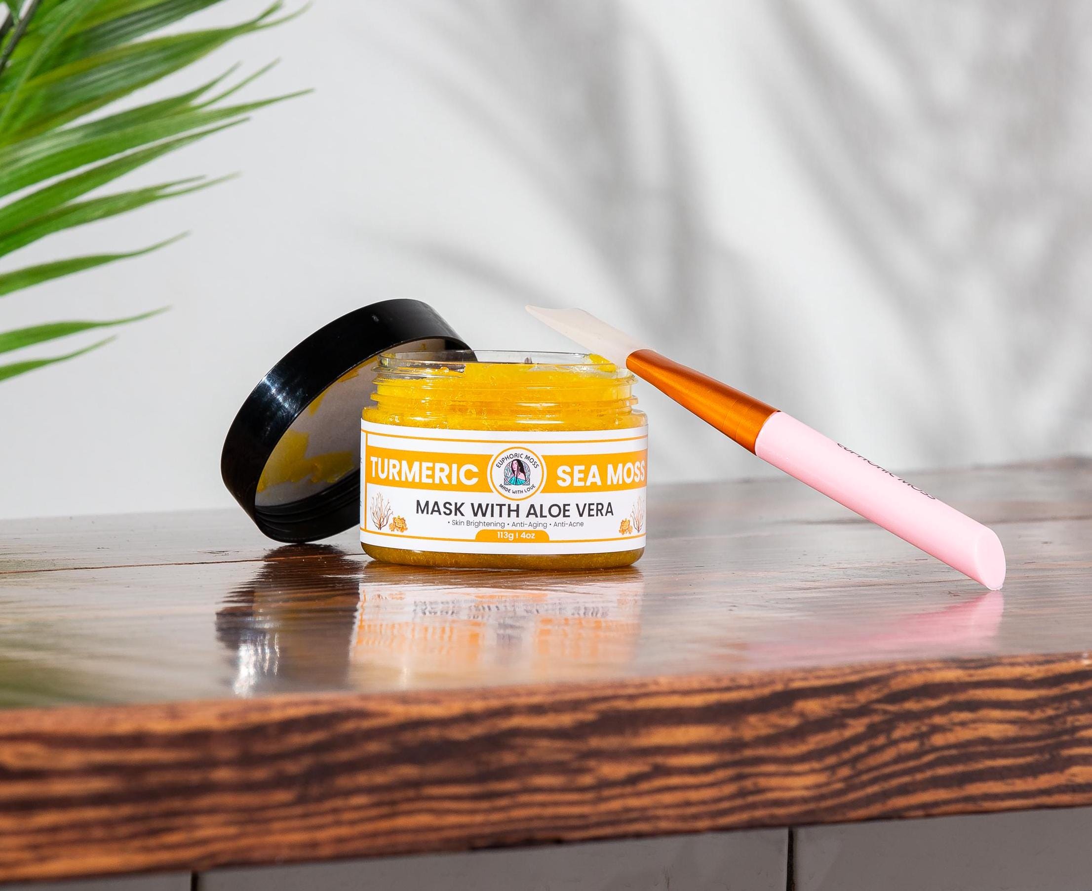 Turmeric Sea Moss Gel Face Mask, Wild Crafted With Aloe Vera - Etsy