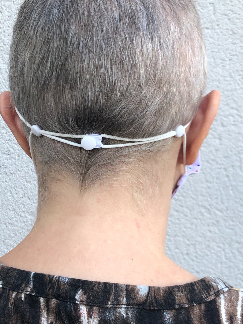 Face mask Ear wear/press stud/Three in a Etsy