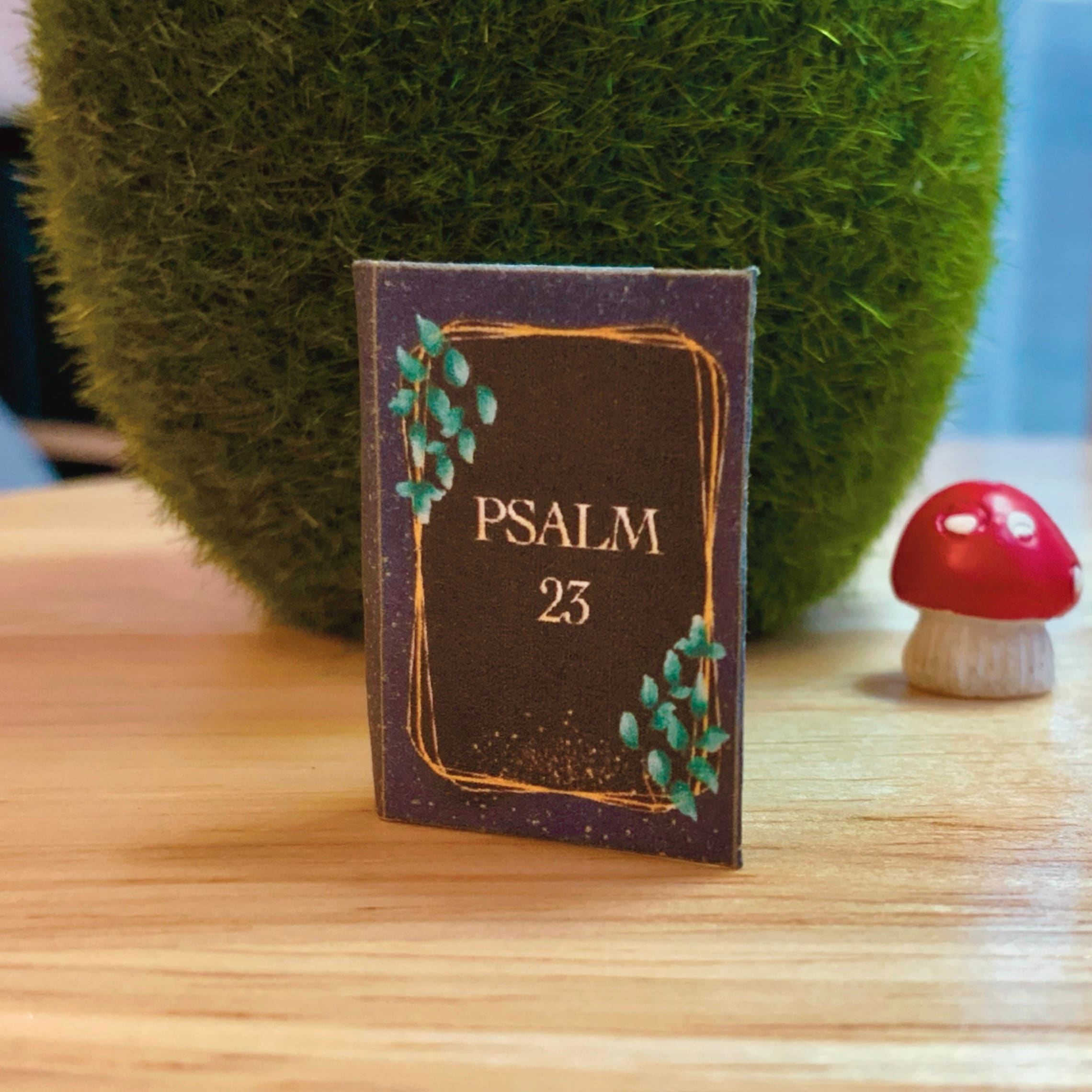 Psalm 23 Mini Book, 23rd Psalm Miniature, Tiny Scripture, the Lord is My Shepherd Pocket-sized ...
