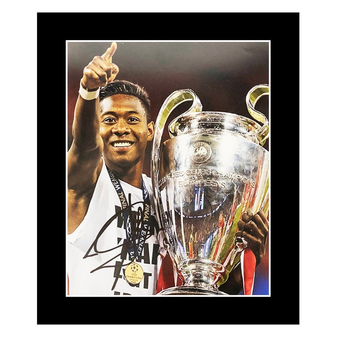 Photos Signed David Alaba Photo Display Champions League - Etsy