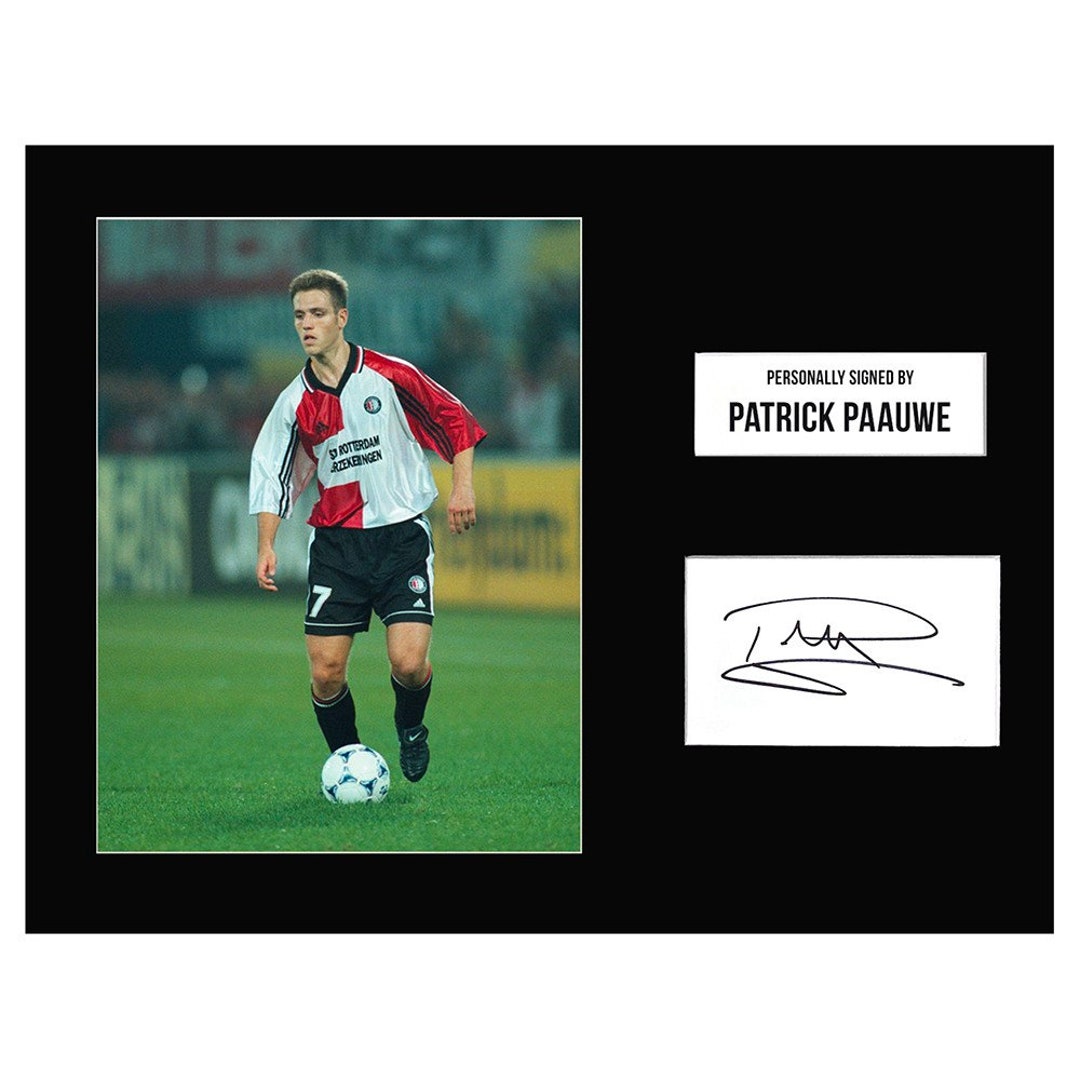 Signed Patrick Paauwe Photo Display 16x12 Feyenoord Icon Etsy
