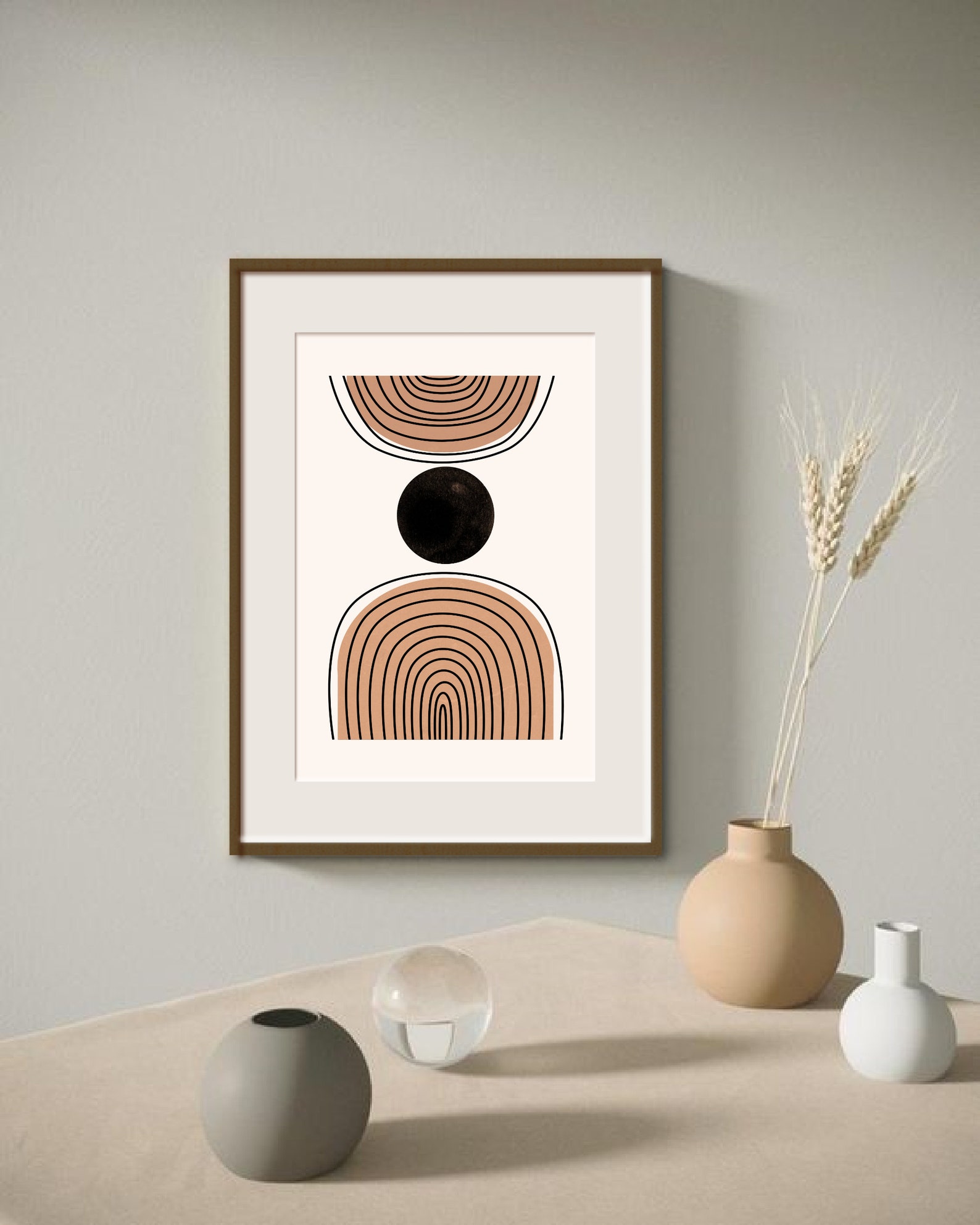 Boho Art Set of 3 Prints Boho Wall Art Abstract Gallery Wall Etsy India