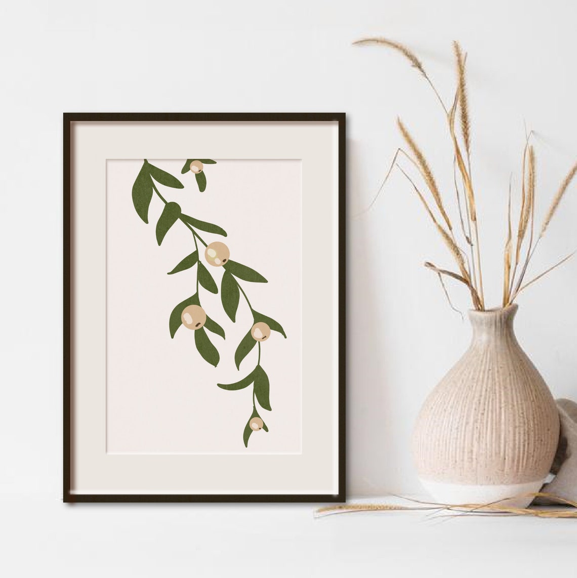 Lemon Vine Wall Art Print Boho Botanical Wall Decor Print Etsy India