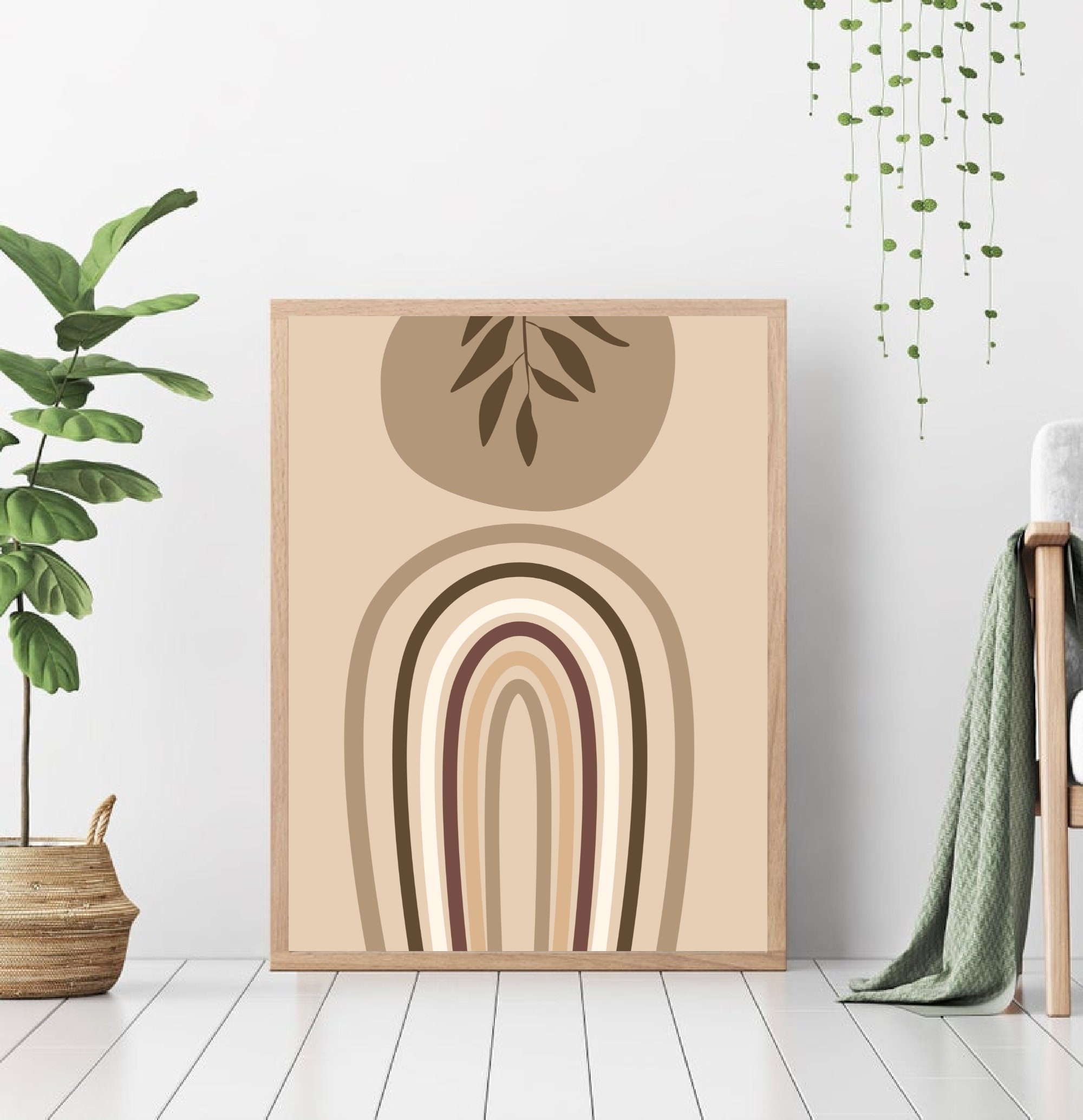 Wall Art Set Boho Art Set of 4 Prints Gallery Art Set Boho Etsy