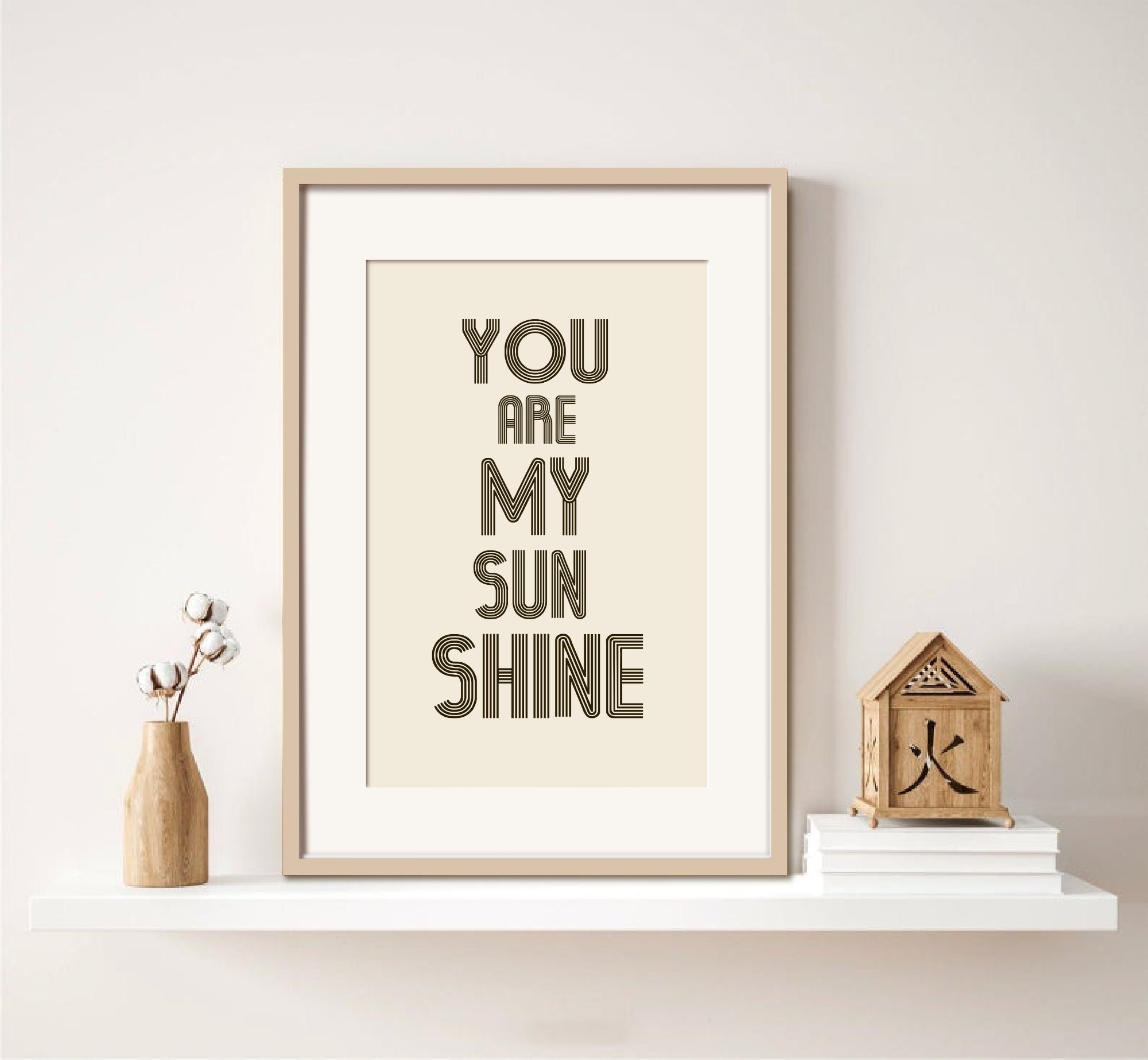 Boho Wall Art Set of 2 Prints Boho Art Sunshine Quote Wall Etsy India