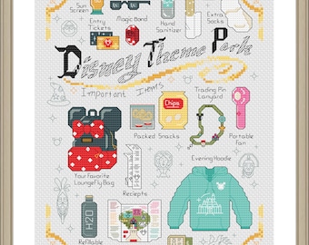 Patrón de guía de artículos importantes para entusiastas de los parques temáticos