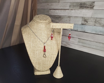 Hearts of Love Collection | Necklace | Earrings | Gift Set | Anniversary | Valentines Day Gifts {Made in Manistee, MI}