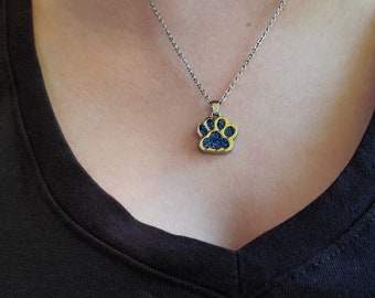 Animal Paw Necklace | Cat & Dog Paws | 10% Donated to Local Animal Shelter {Made in Manistee, MI}