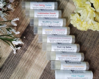 Lip Balm | Coconut & Avocado | Beeswax | Jojoba Oil | Glides on Smoothly | Protective + Healing {Made in Manistee, MI}