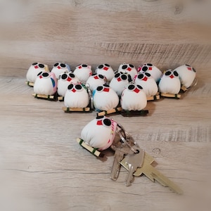 Porte-clés hibou personnalisé fait main