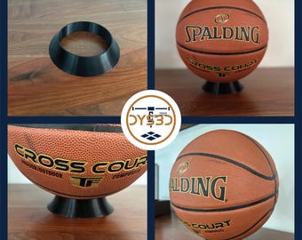 Custom Display Stand for Soccer and Basketball Collectibles