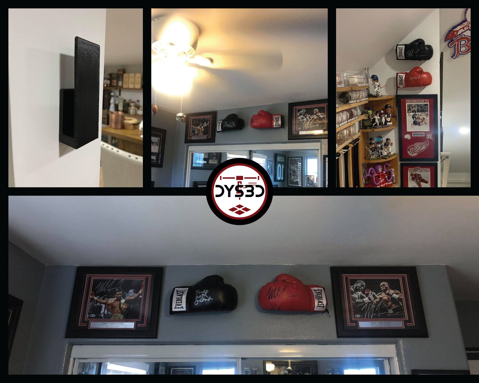 Single Boxing Glove Wall Display Holder Etsy