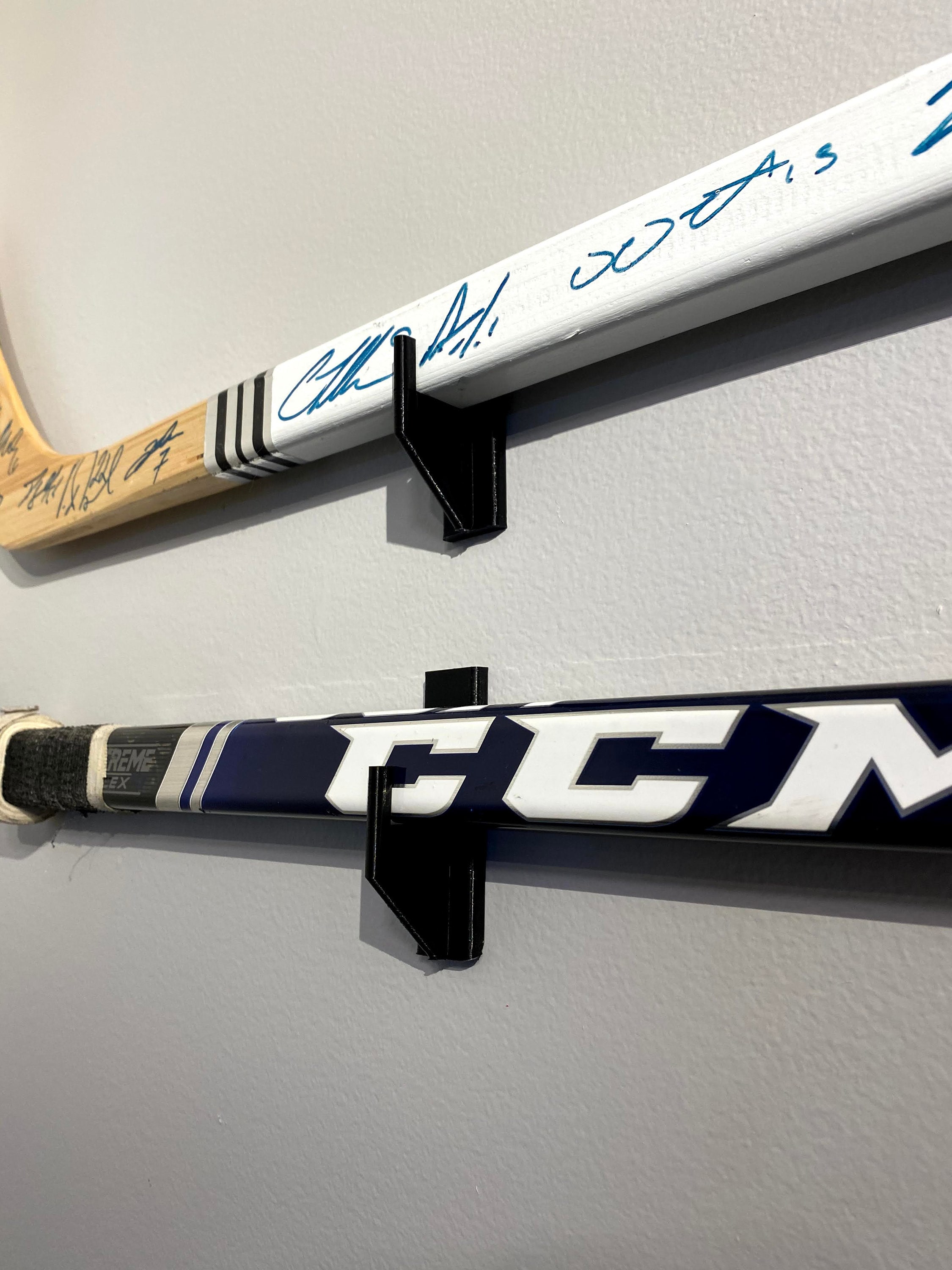 Hockey Stick Wall Display Holder Etsy