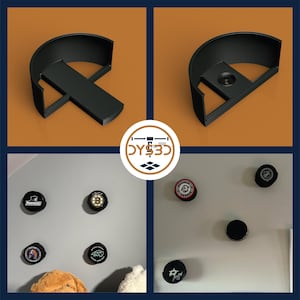 Hockey Puck Wall Display Holder