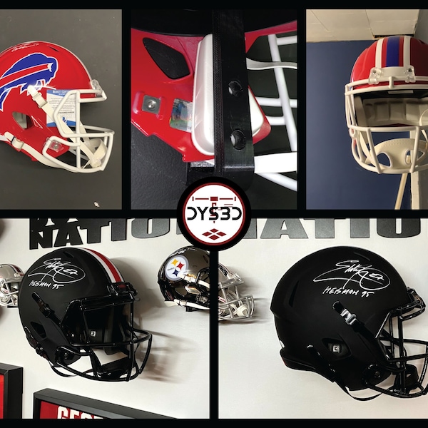 Football Full Size REPLICA Helmet Wall Display Holder