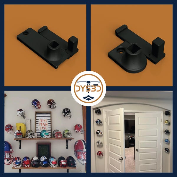 Soporte de pared para mini casco de fútbol flotante invisible