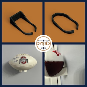 NFL Football Memorabilia Wall Mount Display for Sports Enthusiasts