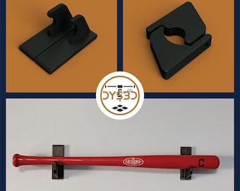 Baseball Mini-Bat Wall Display Mount