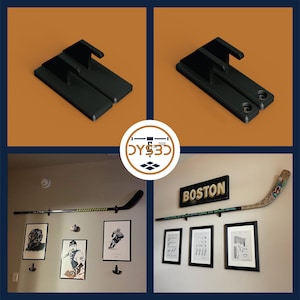 Hockey Skater Stick Wall Display Holder