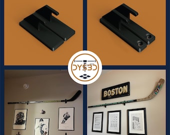 Hockey Skater Stick Wall Display Holder