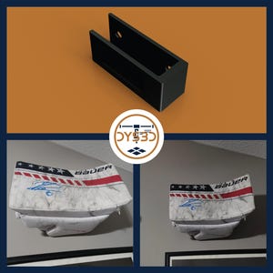 Unique Hockey Goalie Blocker/Glove Mount - Perfect Sports Memorabilia Display