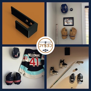 Single Hockey Glove Wall Display Holder