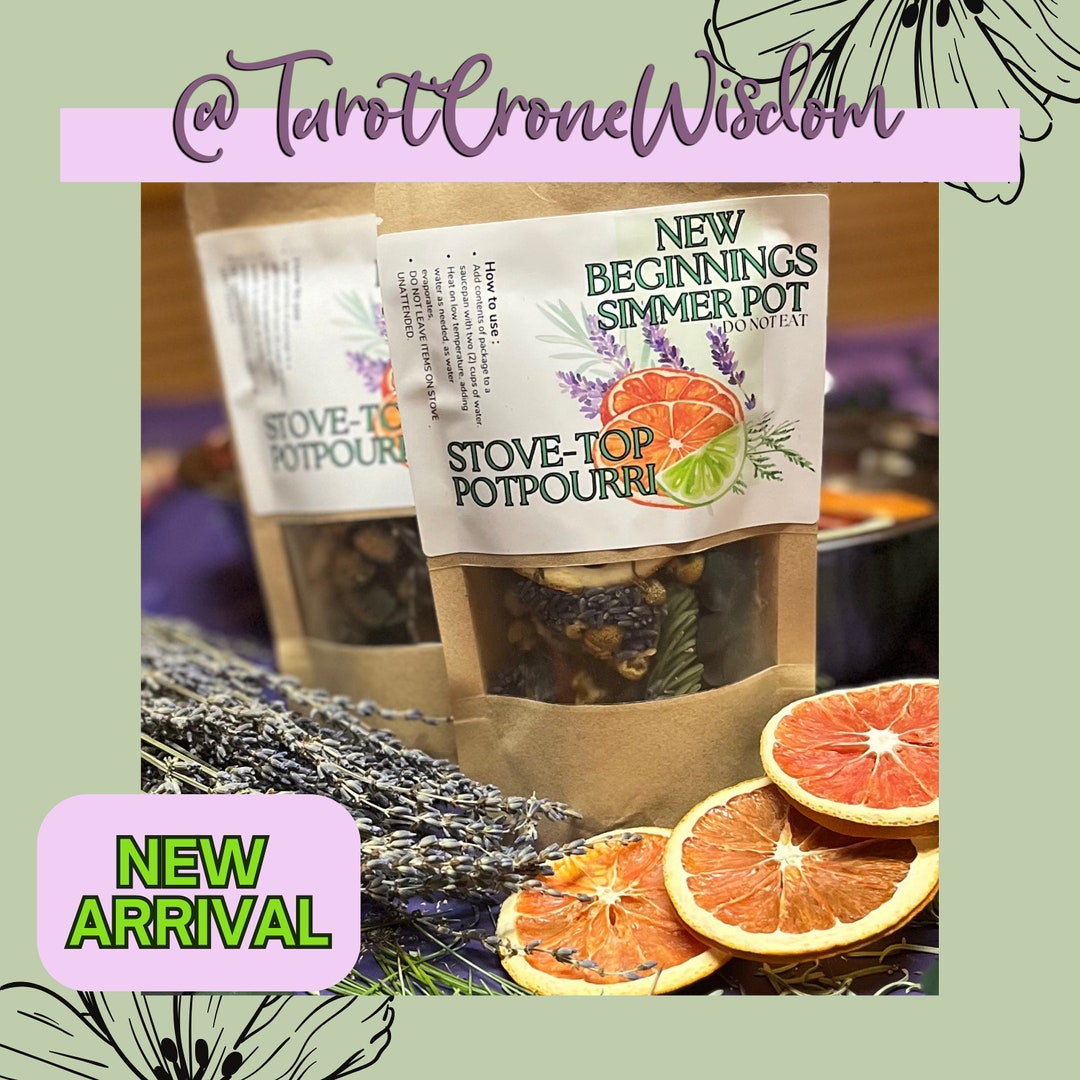 New Beginnings Imbolc Simmer Pot Kit Stovetop Potpourri Blend With