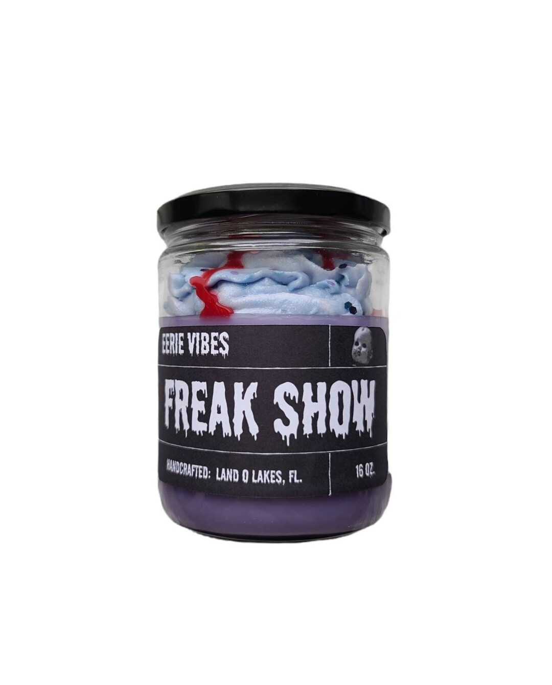 Freak Show Candle Spooky Candle Goth Gifts Cotton Candy Etsy