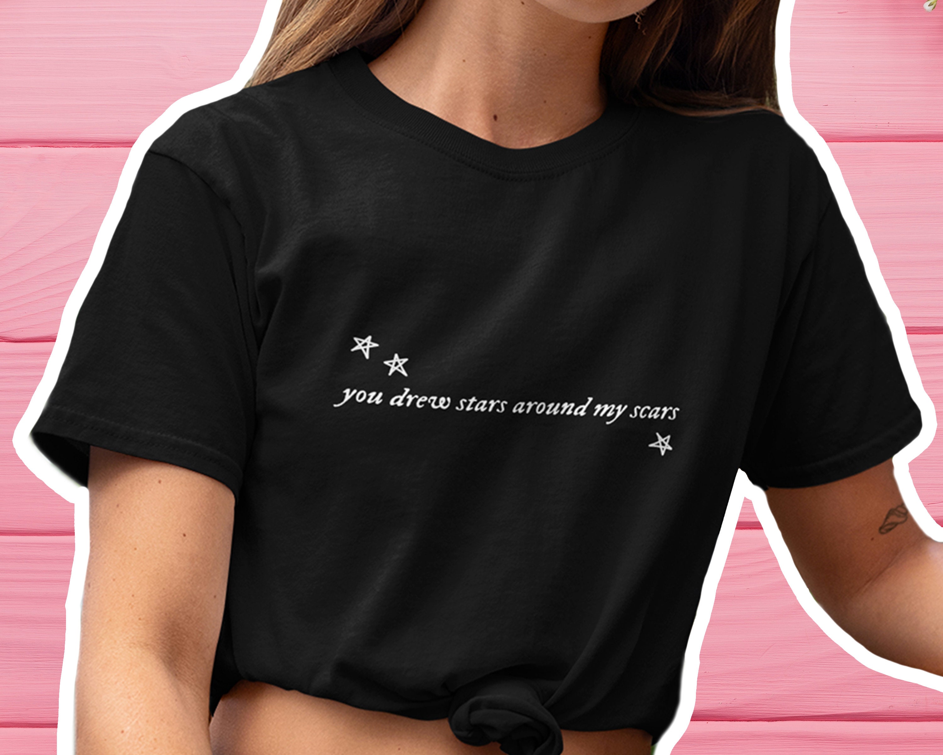 You Drew Stars Around My Scars TAYLOR SWIFT You Drew Stars Around My Scars Folklore LYRICS - Etsy UK