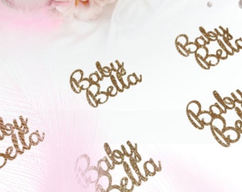 Personalized Baby Name Confetti, Baby Shower Decor, Custom Confetti, Custom Name, Baby Shower Decor, Baby Shower Confetti, Girl or Boy