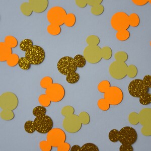 Mickey Mouse Ears Confetti/3 colors/Disney Confetti/Disney Party Decorations/Disney Magic image 7