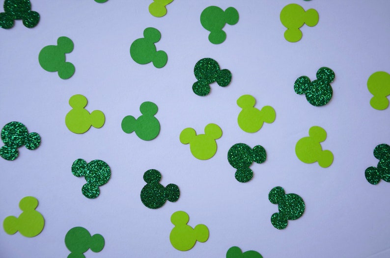 Mickey Mouse Ears Confetti/3 colors/Disney Confetti/Disney Party Decorations/Disney Magic image 4