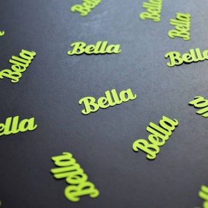 Personalized Name Custom glitter/plain confetti-birthday confetti/bridal showers/ baby showers/graduation/party decorations/Table Decor